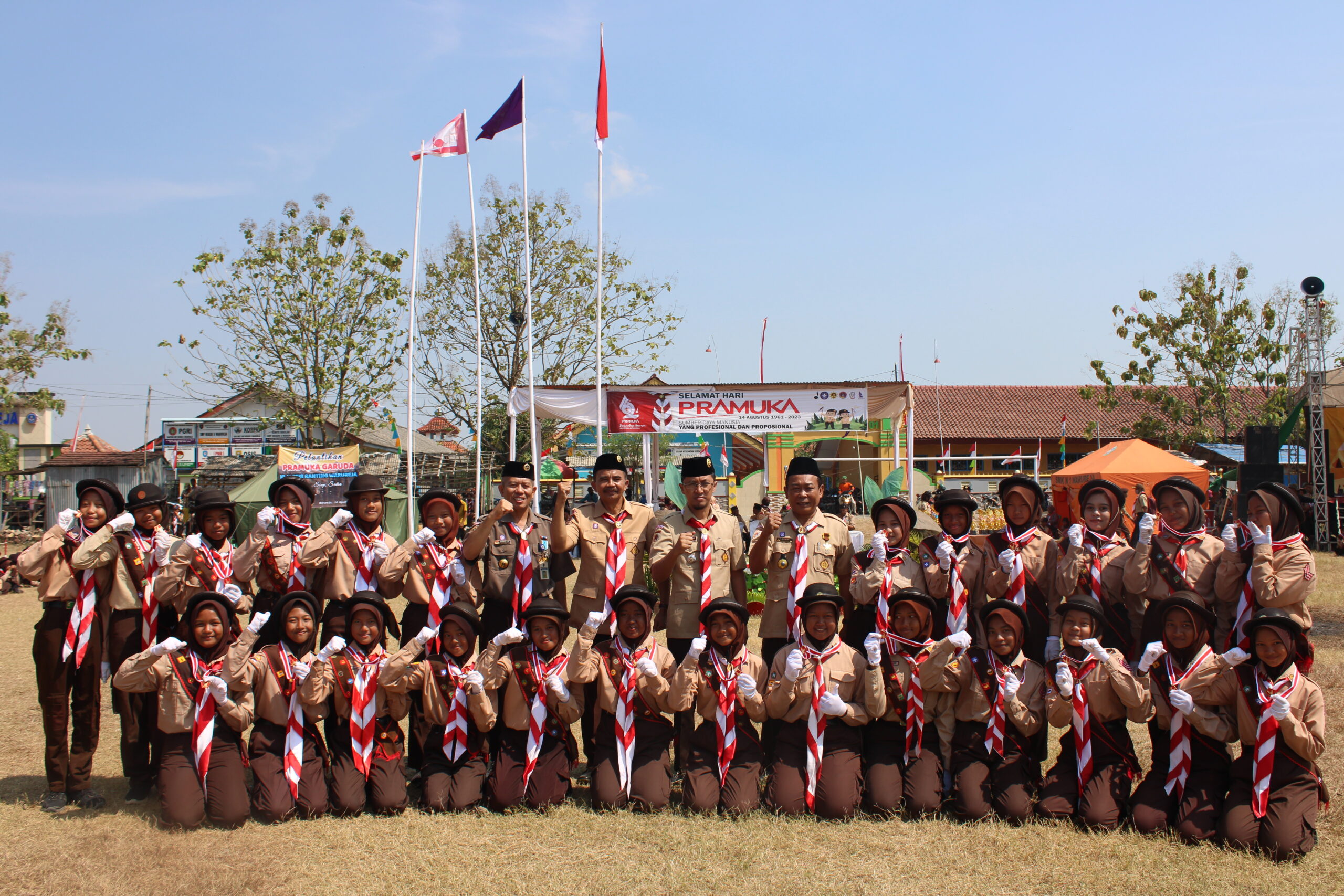Foto Pelantikan Pramuka Garuda